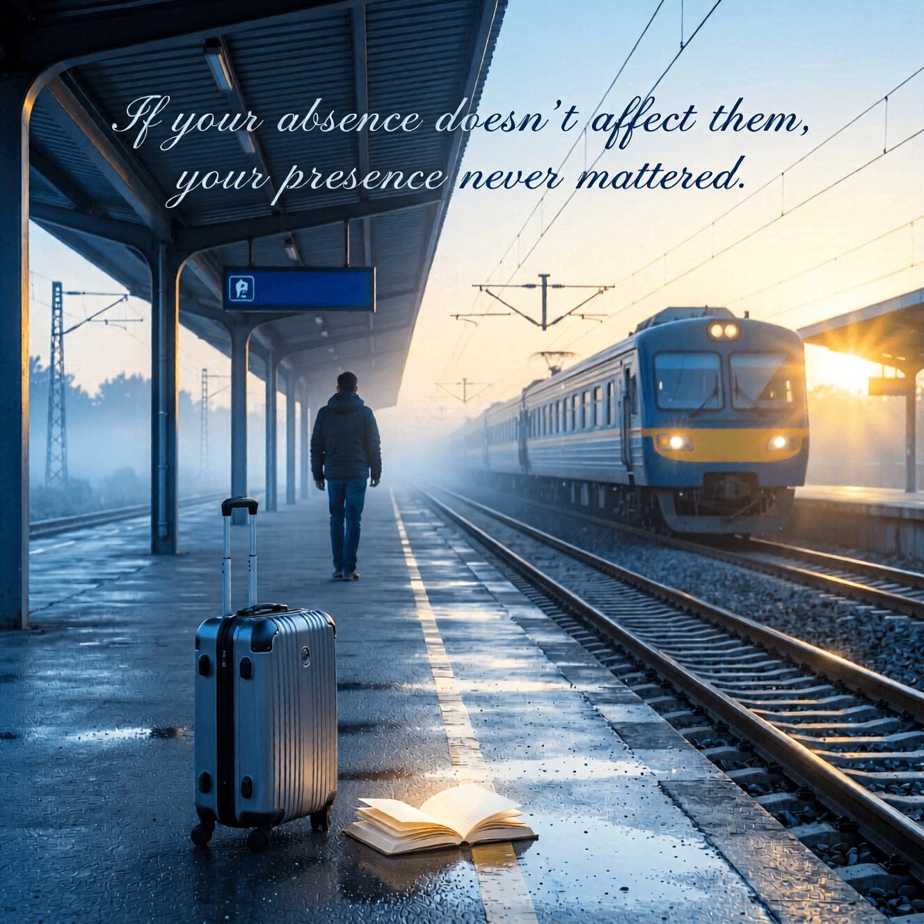 If your absence doesn't affect them, your presence never mattered. — Unknown