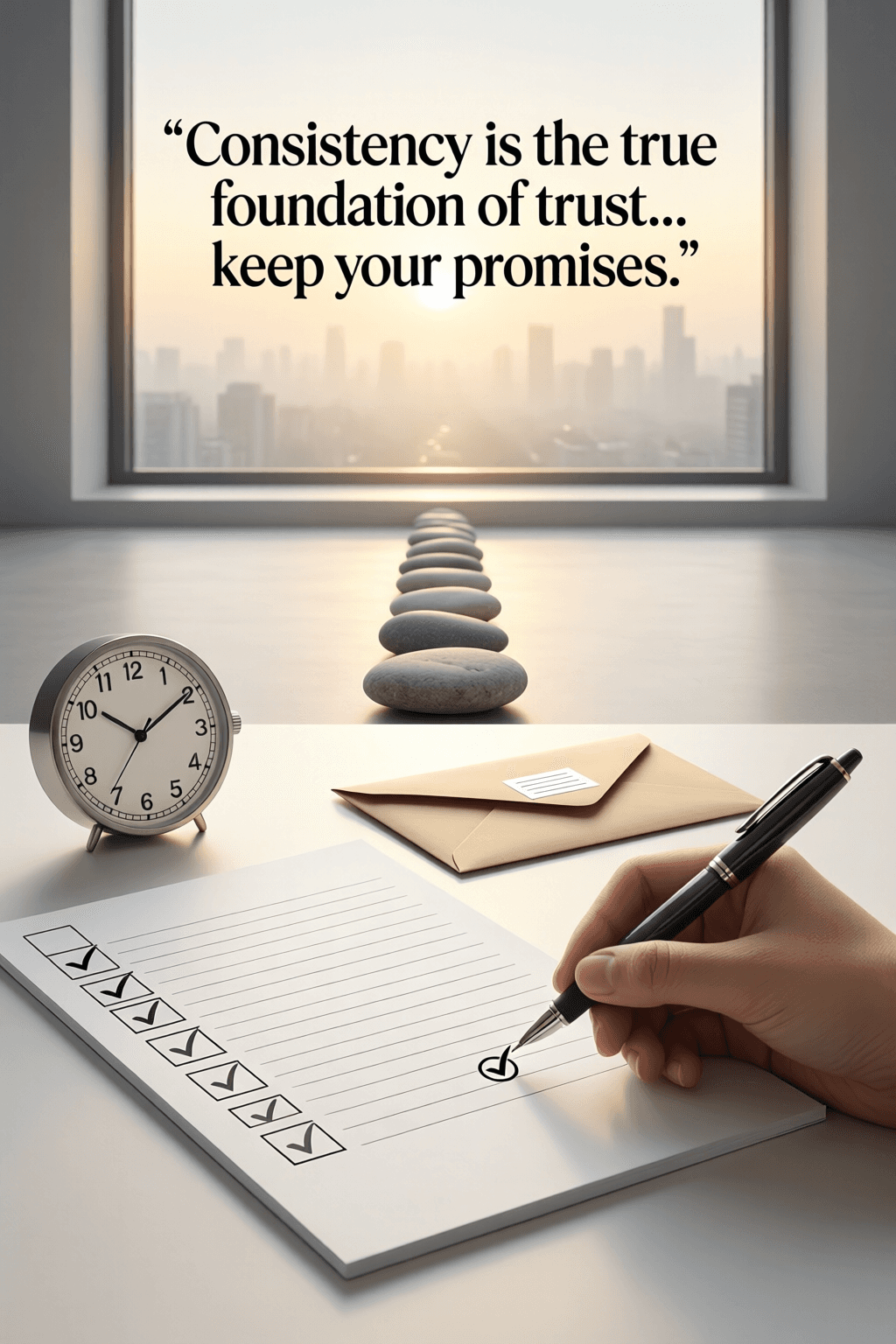 Consistency is the true foundation of trust. Either keep your promises or do not make them. — Roy T. Bennett
