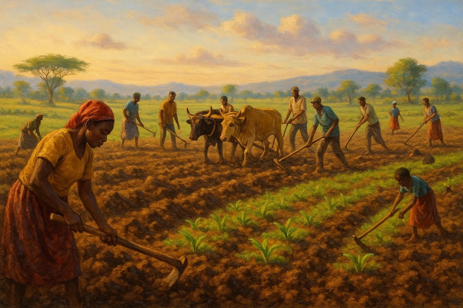 春耕与成长:土地与人生的启示 若不在春天翻土,这片土地就无法好好耕种。——非洲谚语