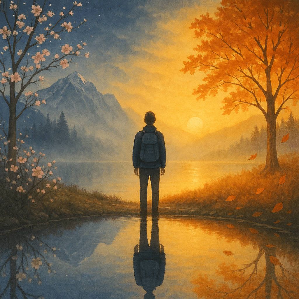 Travel far enough, you meet yourself. — David Mitchell