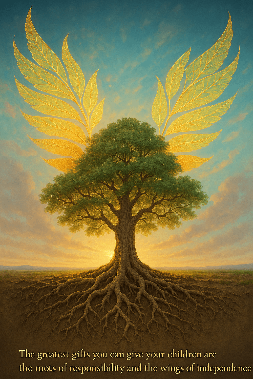 Los mayores regalos que puedes dar a tus hijos son las raíces de la responsabilidad y las alas de la independencia. — Denis Waitley