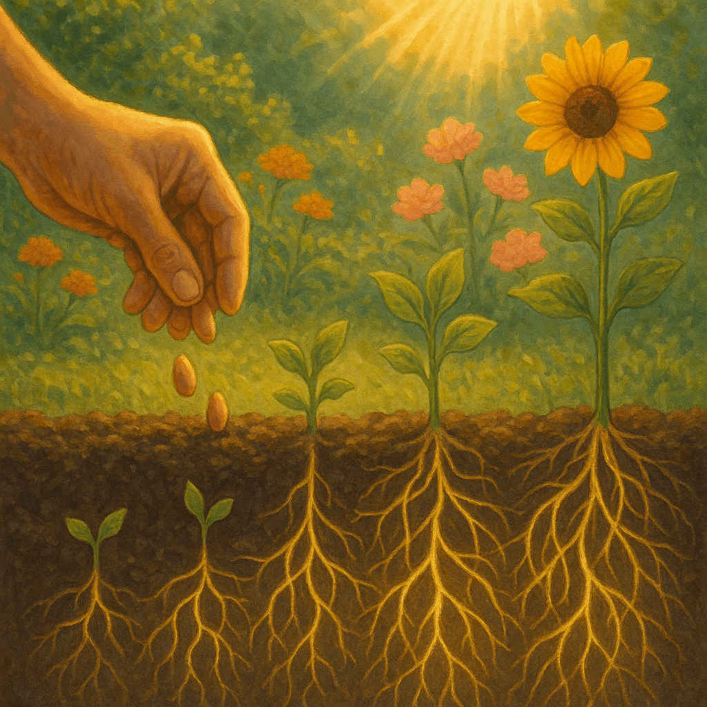 我们在沉思的土壤中播种什么,就会在行动的收获中得到什么。——梅斯特·艾克哈特