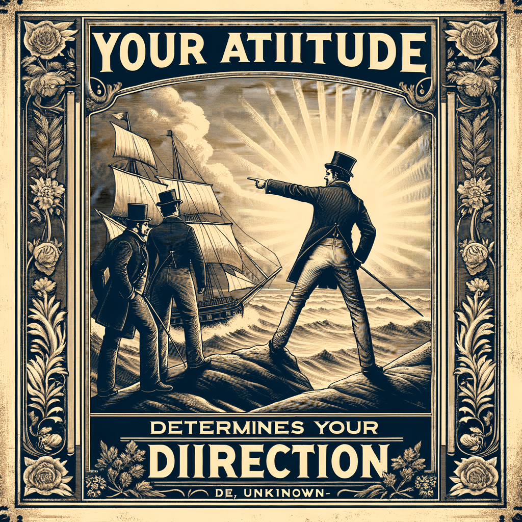 Your attitude determines your direction. — Unknown