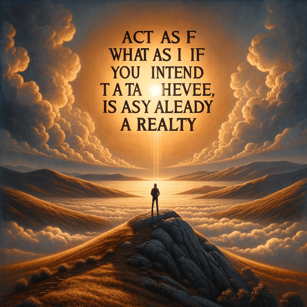 Actúa como si lo que pretendes lograr ya fuera una realidad. — Shari Arison, Israel.