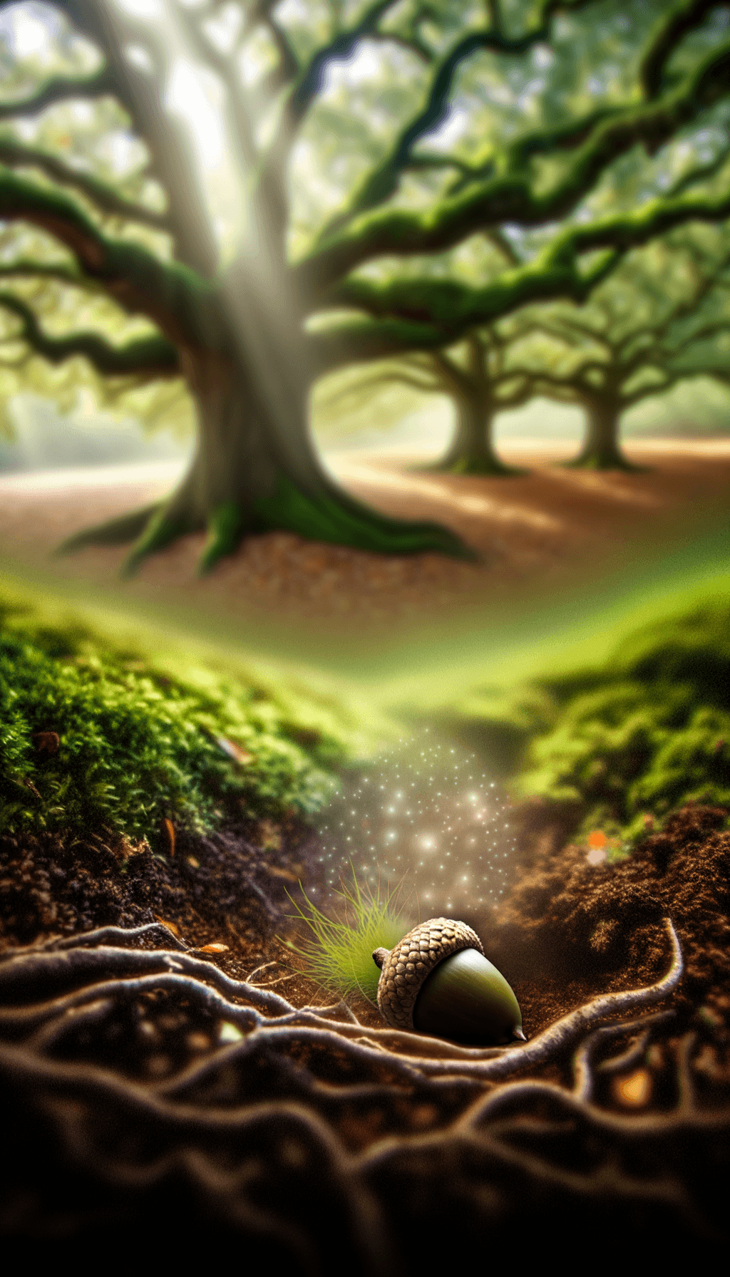 La encina más grande fue una vez una pequeña bellota que se mantuvo firme. — Proverbio alemán