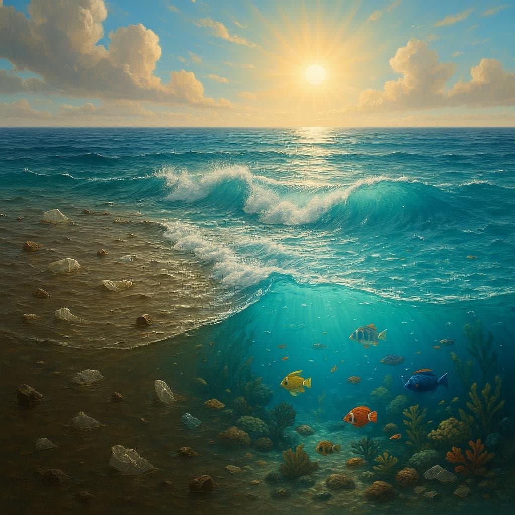 Finding Hope Amid Humanity’s Flaws: Gandhi’s Ocean Metaphor You must not lose faith in humanity. Humanity is an ocean; if a few drops of the ocean are dirty, th