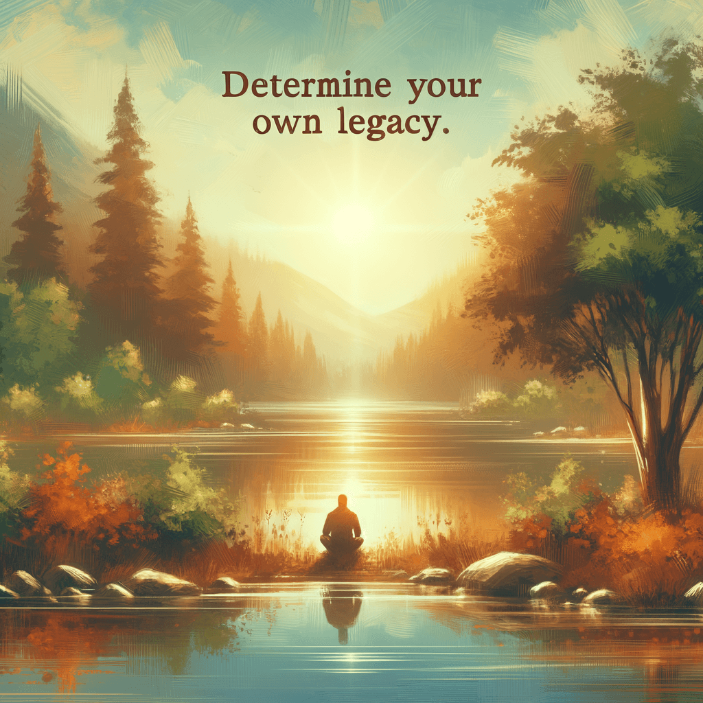 Determine your own legacy. — Dwayne Johnson