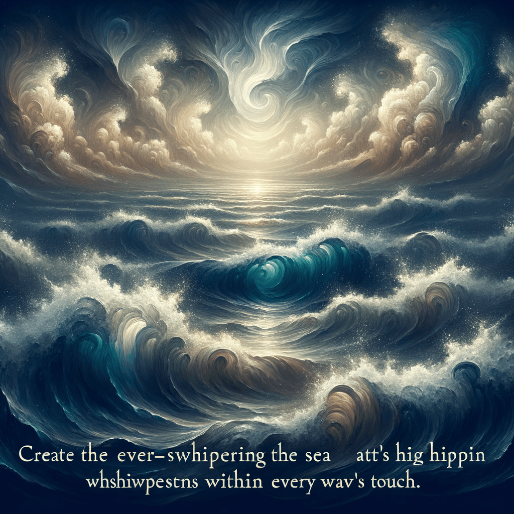 在每一片海浪的轻抚中,都藏着大海的呢喃。