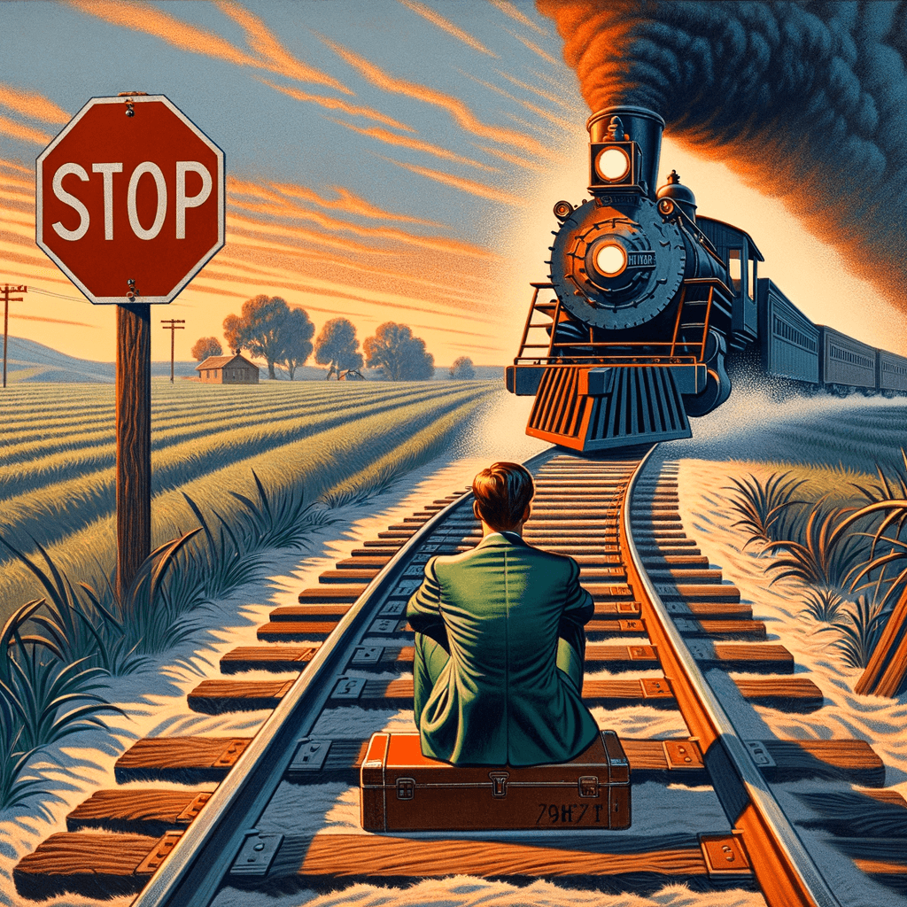 Even if you’re on the right track, you’ll get run over if you just sit there. — Will Rogers, United States.