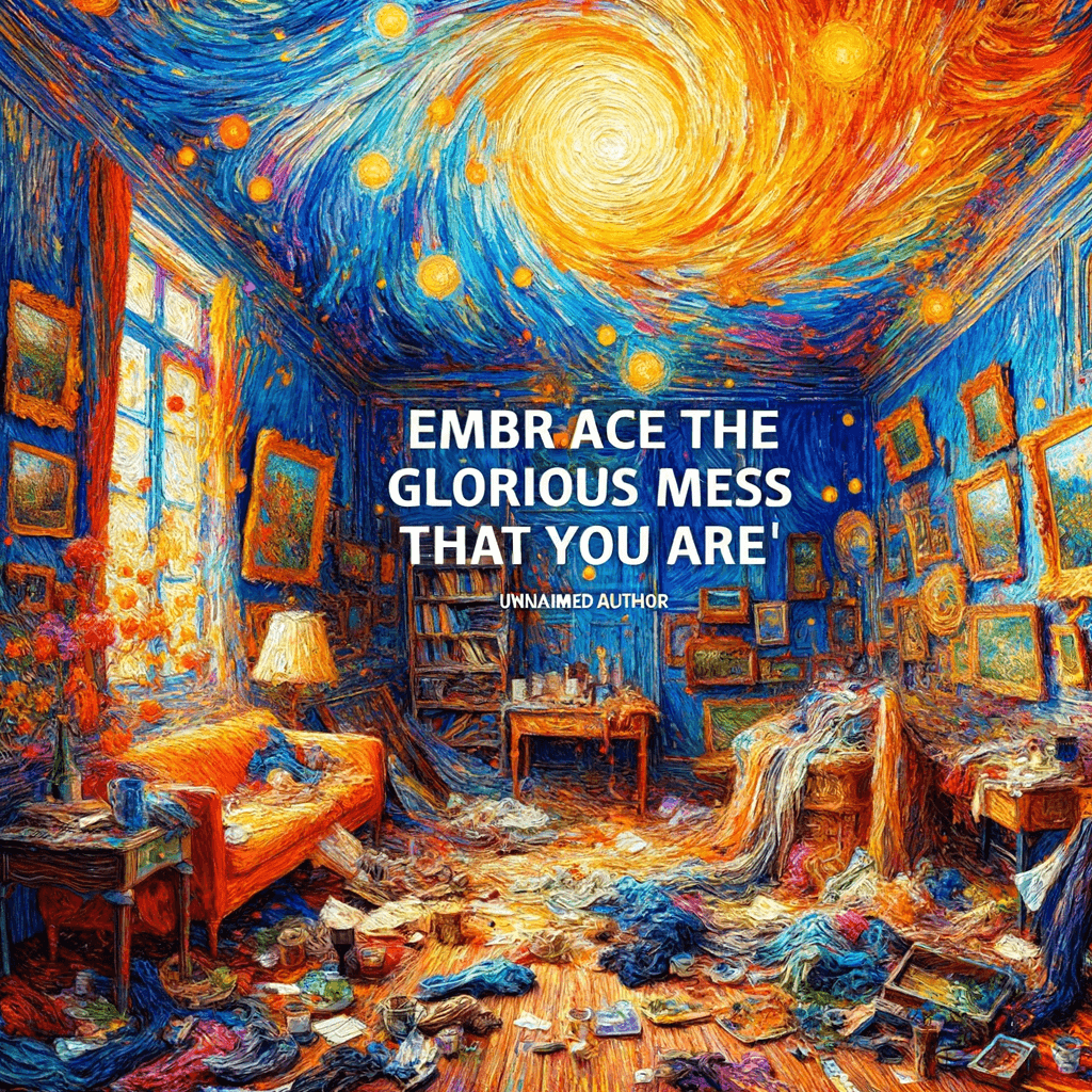 Acepta el glorioso desorden que eres. — Elizabeth Gilbert