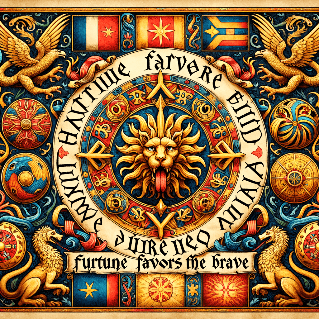 La Fortuna Favorece a los Valientes - Proverbio Latino La fortuna favorece a los valientes. — Proverbio latino