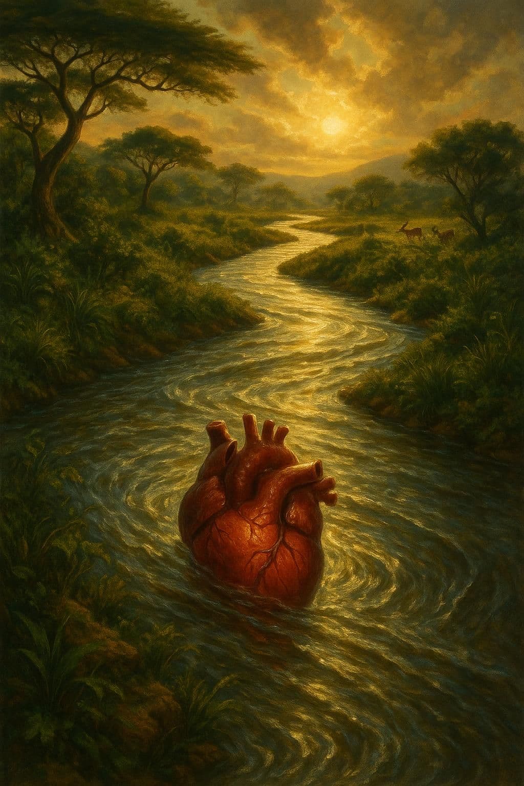 在水为主宰之处,心必须随流而行。——非洲谚语