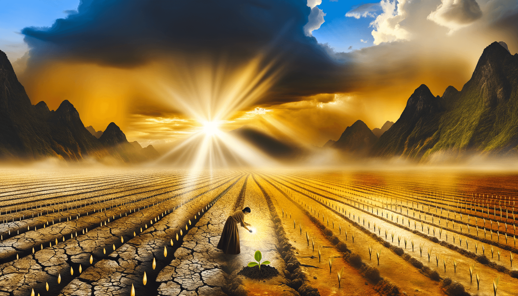 El campo de tus sueños siempre está esperando tu semilla. — William Tolliver