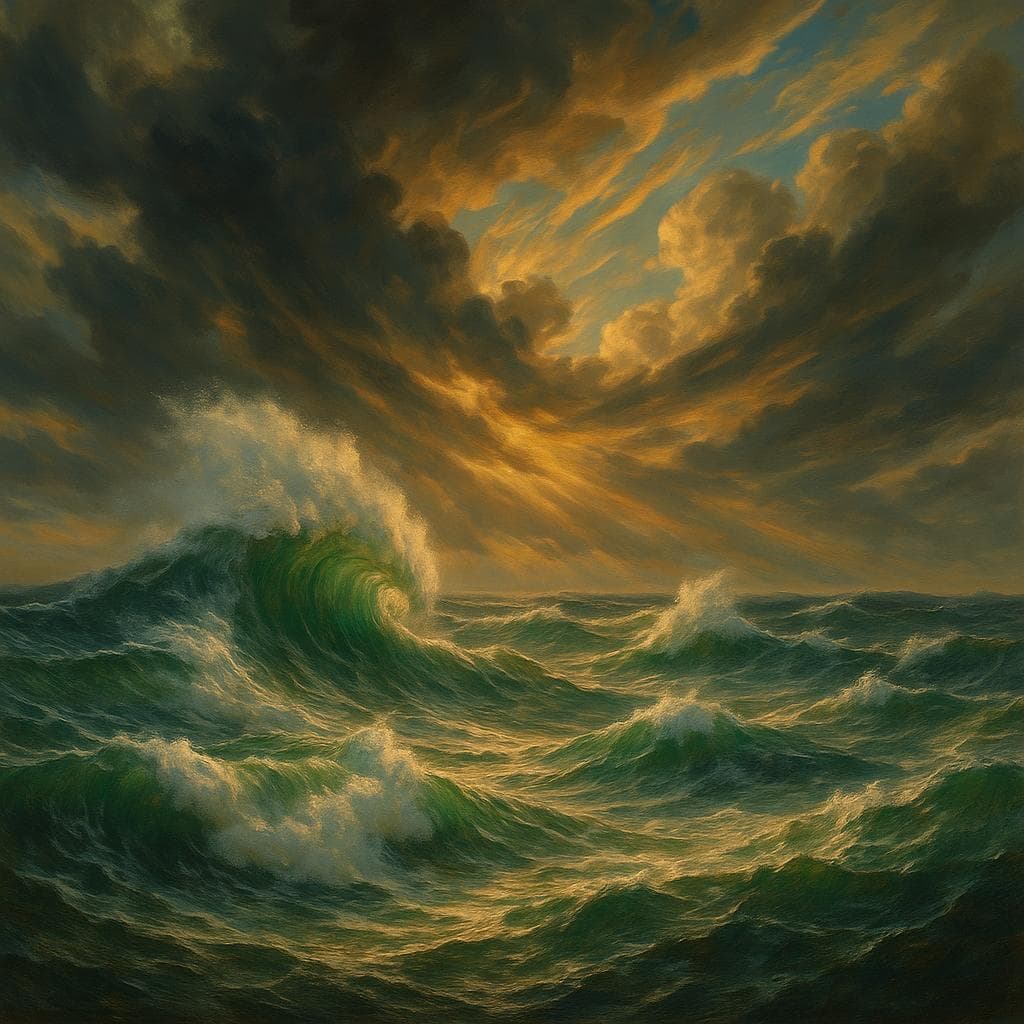 挑战如海潮:成长的力量源泉 潮水不因无风而上涨;我们也不因无挑战而成长。—— 非洲谚语