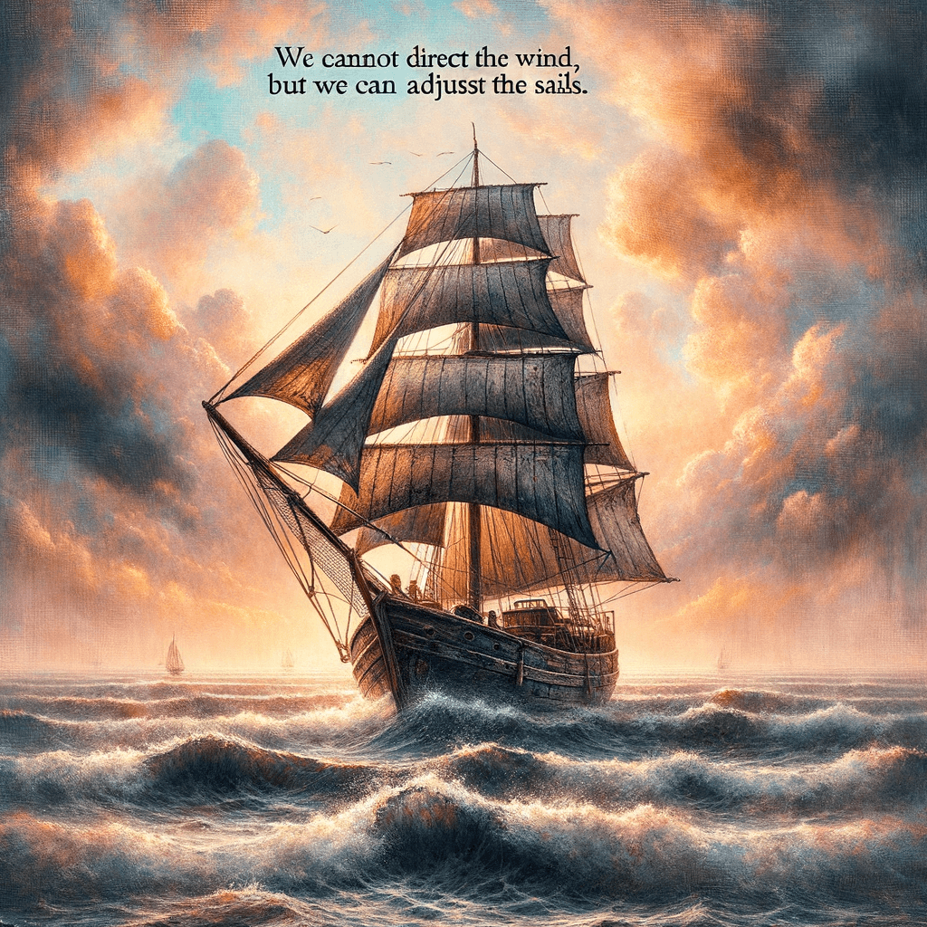 No podemos dirigir el viento, pero podemos ajustar las velas. — Dolly Parton