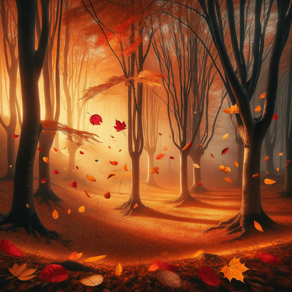 Cada hoja que cae al suelo es una carta de amor de los árboles al otoño.