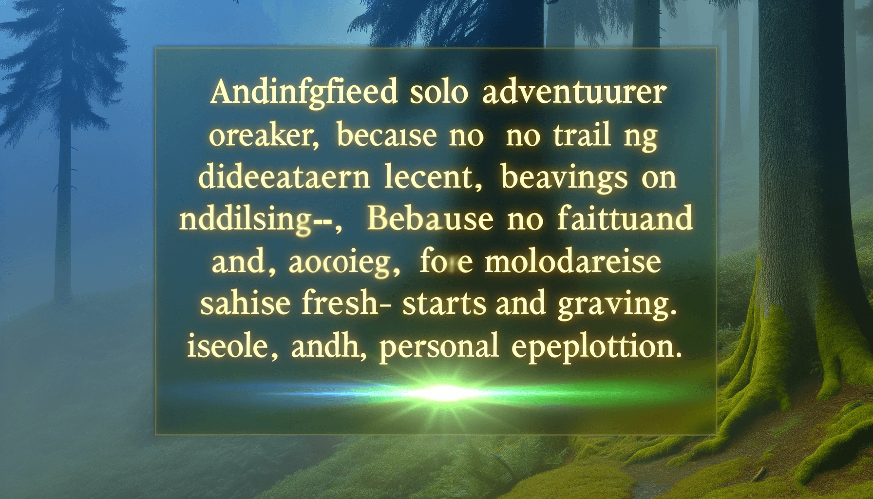 Blaze your own trail; the path may not always be clear, but your steps will create it. — Michelle Obama