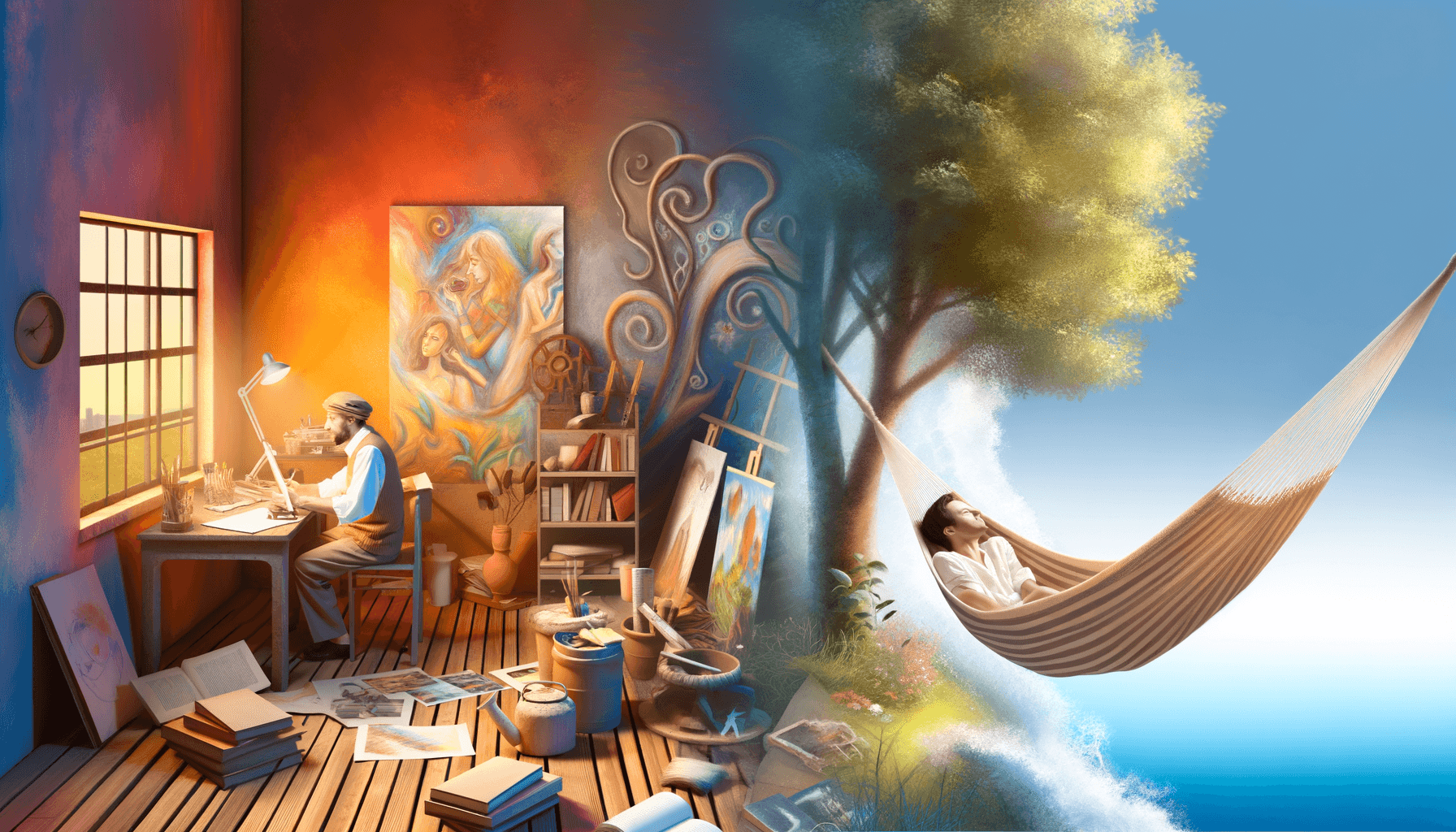 工作有美德,休息也有美德。兼顾二者,不偏废任何一方。— 艾伦·科恩