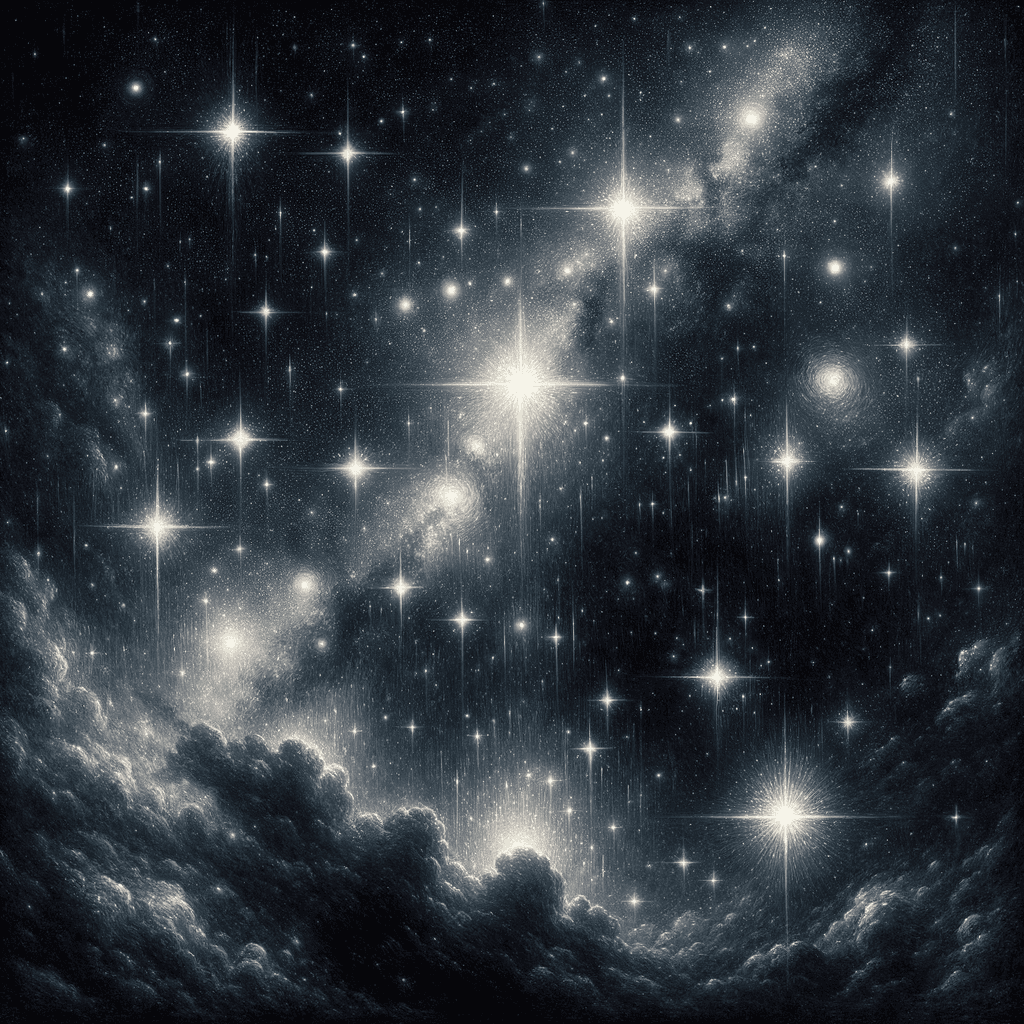 En la noche más profunda, la luz de las estrellas brilla con más intensidad.