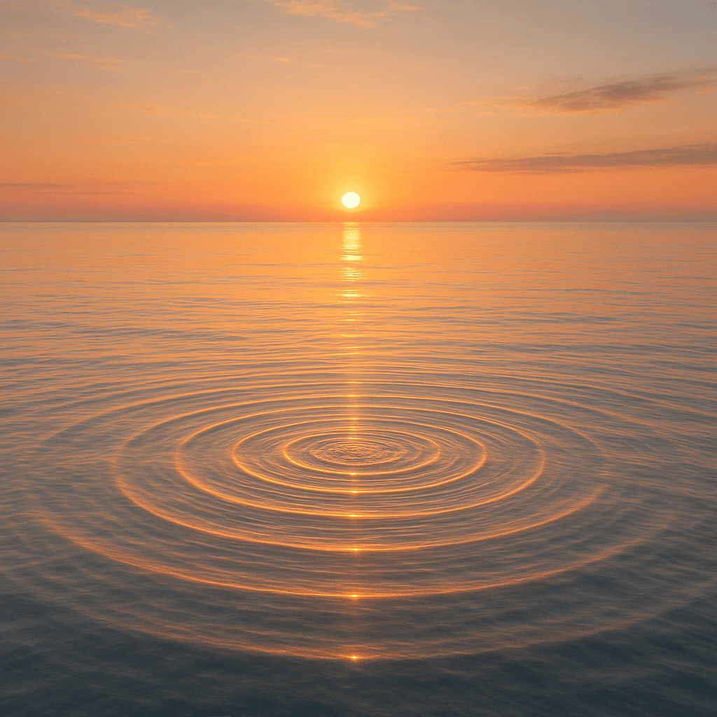 Las ondas de bondad pueden cruzar océanos enteros. — Radhanath Swami