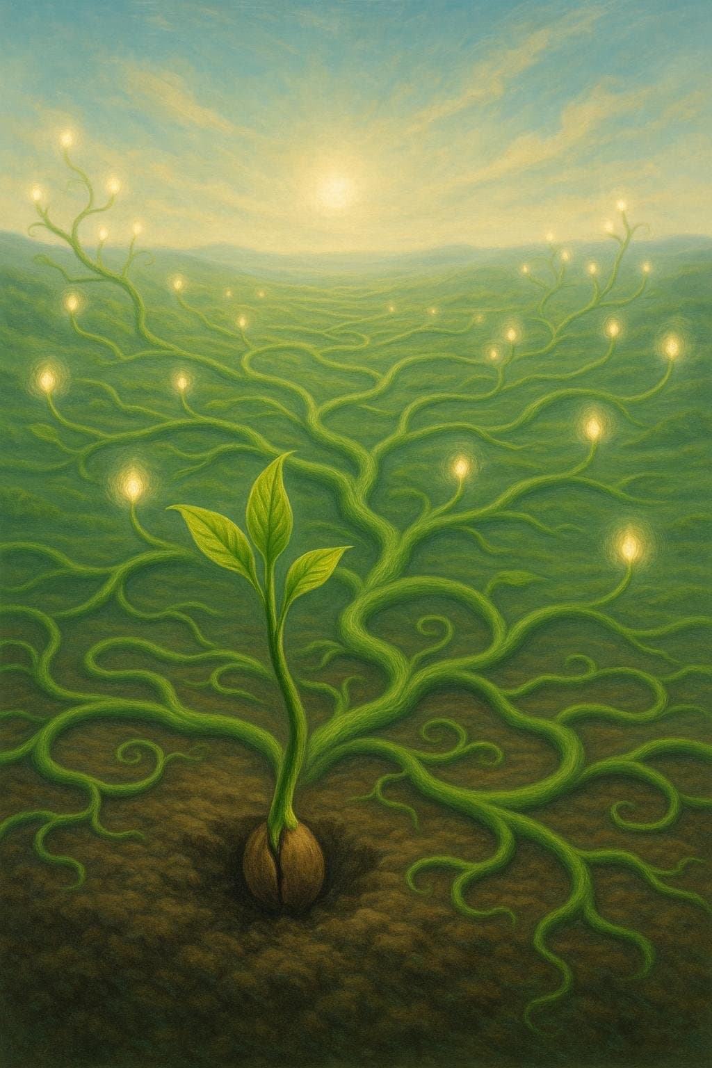 Una buena pregunta nunca es respondida. No es un tornillo que deba ajustarse en su lugar, sino una semilla que debe plantarse y dar más semillas con la esperanza de hacer reverdecer el paisaje de las ideas. — John Ciardi