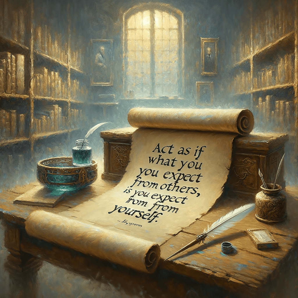 Actúa como si lo que esperas de los demás es lo que esperas de ti mismo. — Mae Jemison, Estados Unidos.