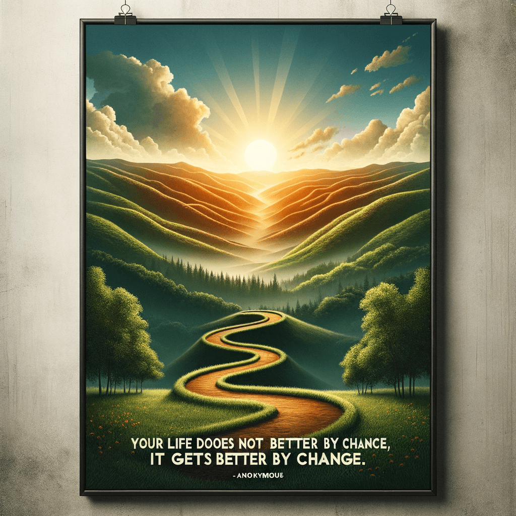 Tu vida no mejora por casualidad, mejora por el cambio. – Jim Rohn