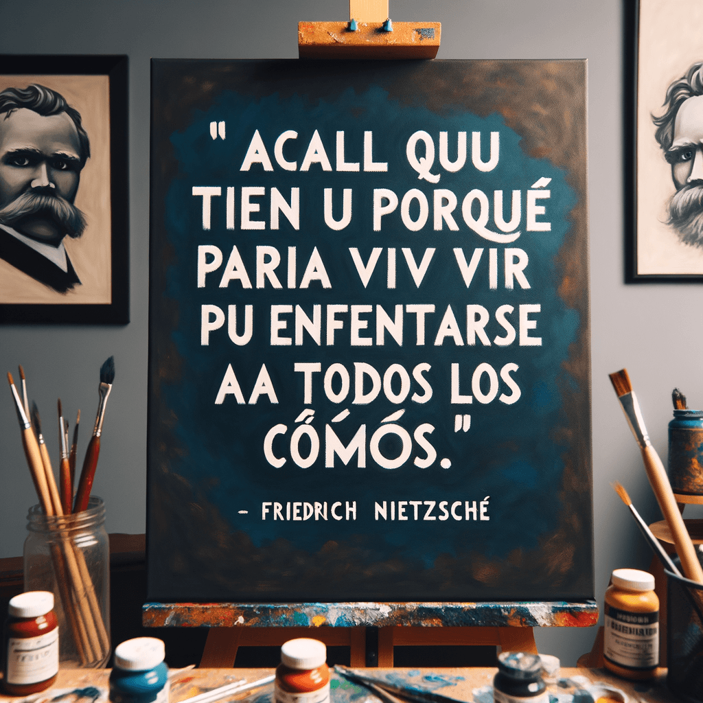 一个人只要有一个为什么而活,就可以忍受任何生活方式。 - 弗里德里希·尼采