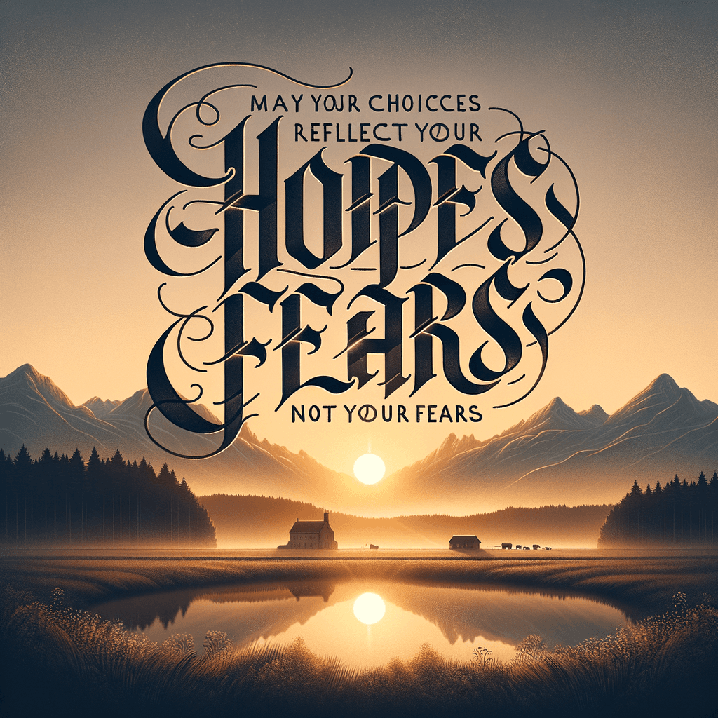 Que tus elecciones reflejen tus esperanzas, no tus miedos. — Nelson Mandela