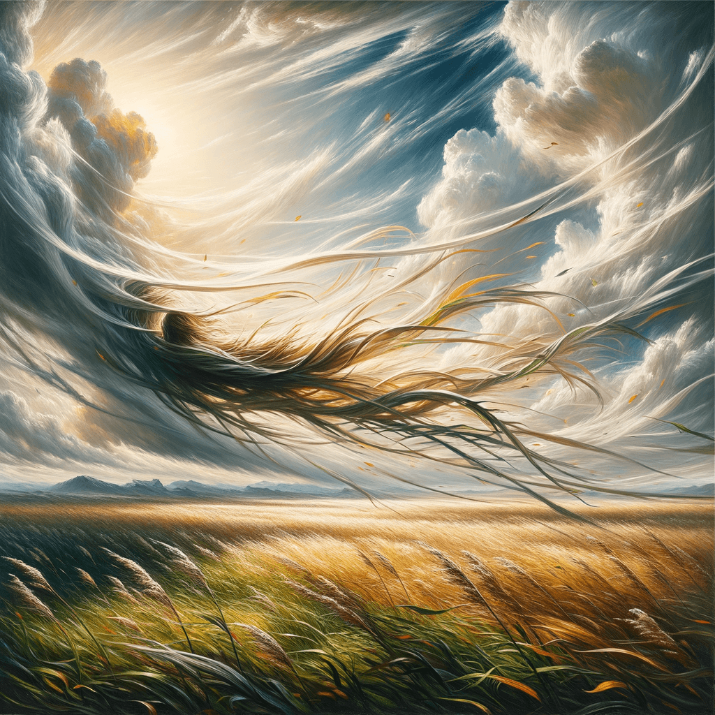 The wind of freedom blows.