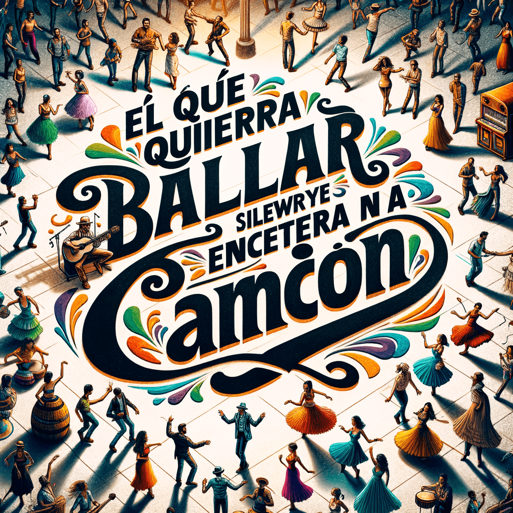 El que quiere bailar siempre encuentra una canción.