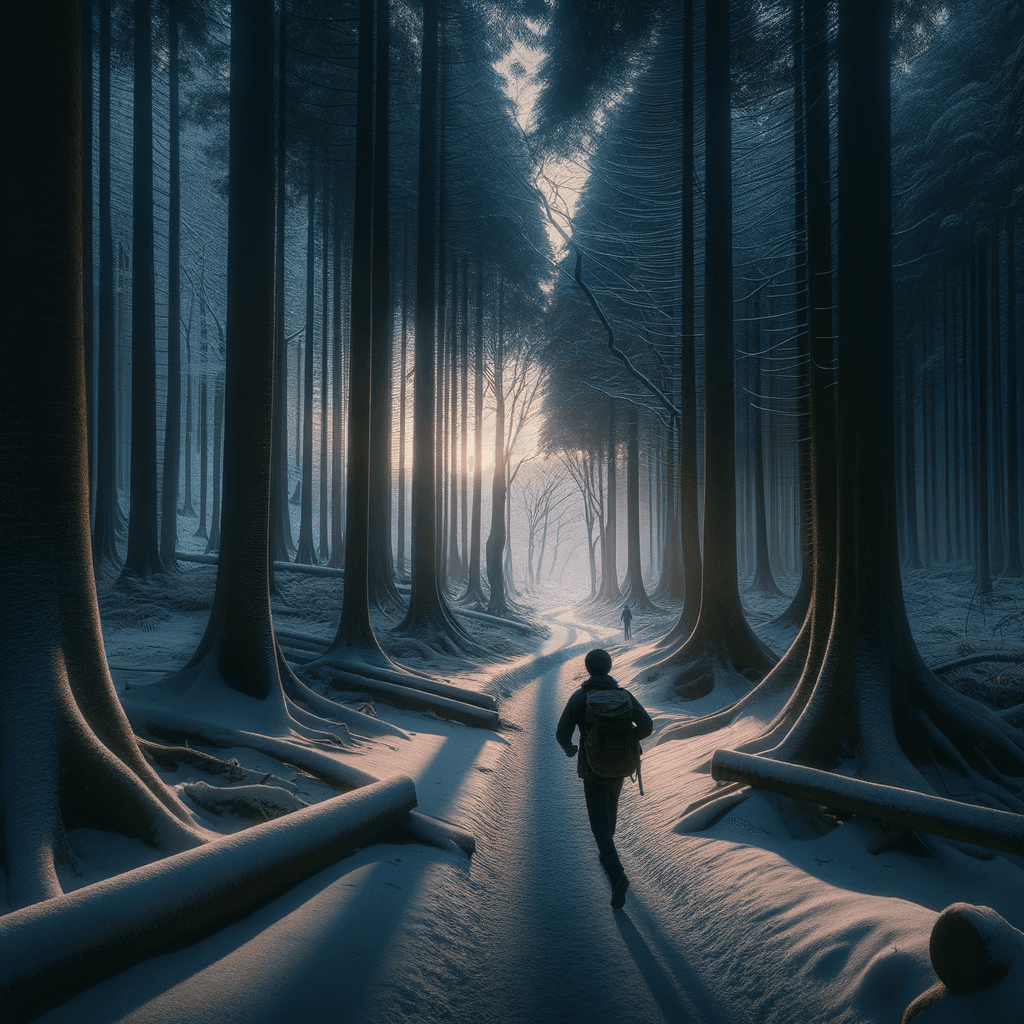 The woods are lovely, dark and deep, but I have promises to keep, and miles to go before I sleep. — Robert Frost