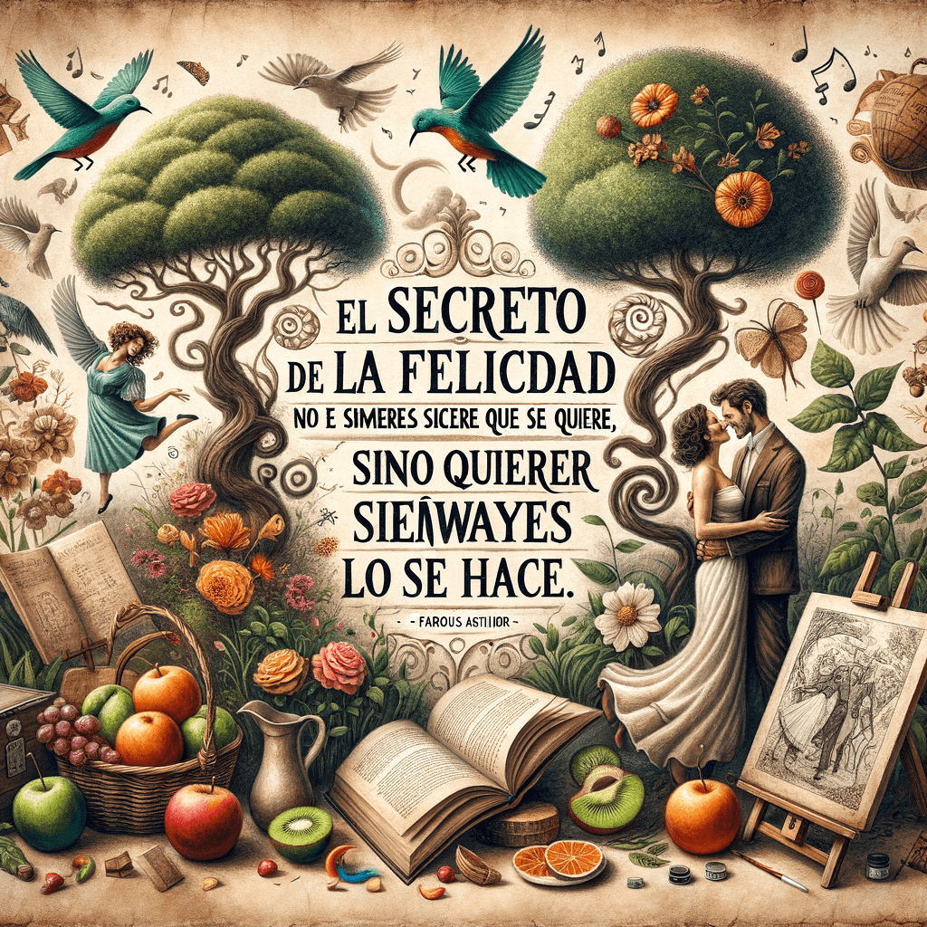 El secreto de la felicidad no es hacer siempre lo que se quiere, sino querer siempre lo que se hace. - León Tolstói
