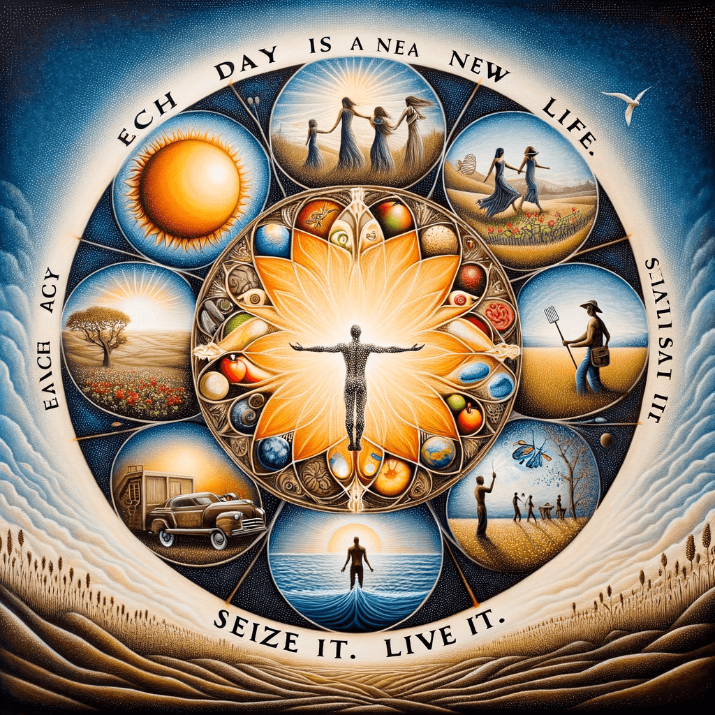 Cada día es una nueva vida. Aprovéchala. Vívela. — David Guy Powers