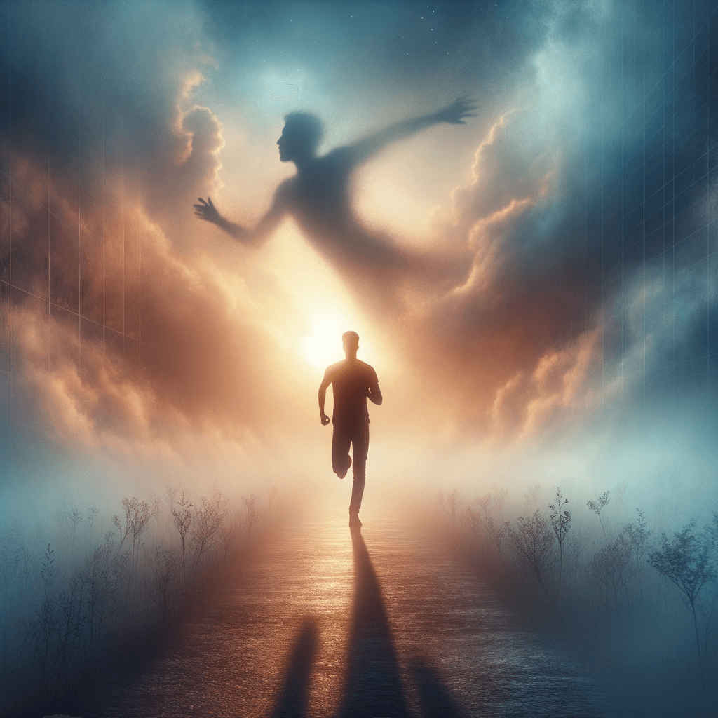 The beautiful thing about fear is that when you run away from it, it runs away from you. — A. J. Jacobs