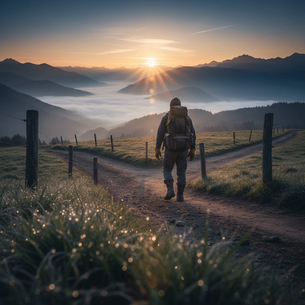 Meet the day with clear eyes; meaning grows from chosen responsibility. — Albert Camus