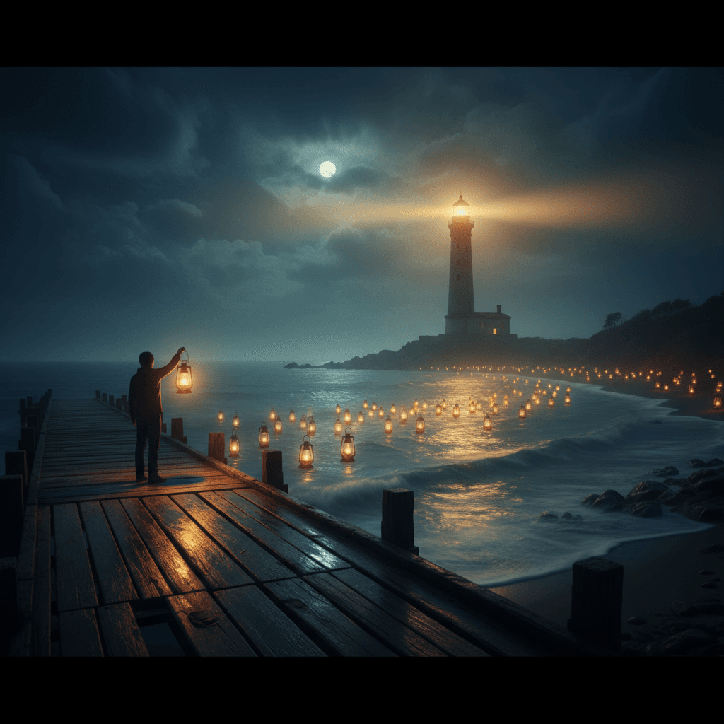 Aférrate a las pequeñas lámparas de la esperanza; juntas se convierten en un faro. — Chinua Achebe