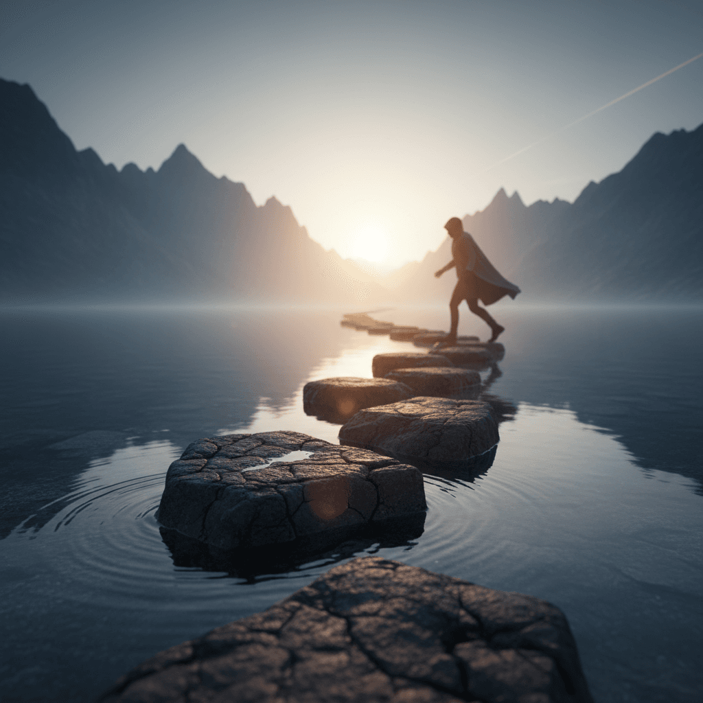 Arrange your defeats like stones—step on them and keep walking. — Ernest Hemingway