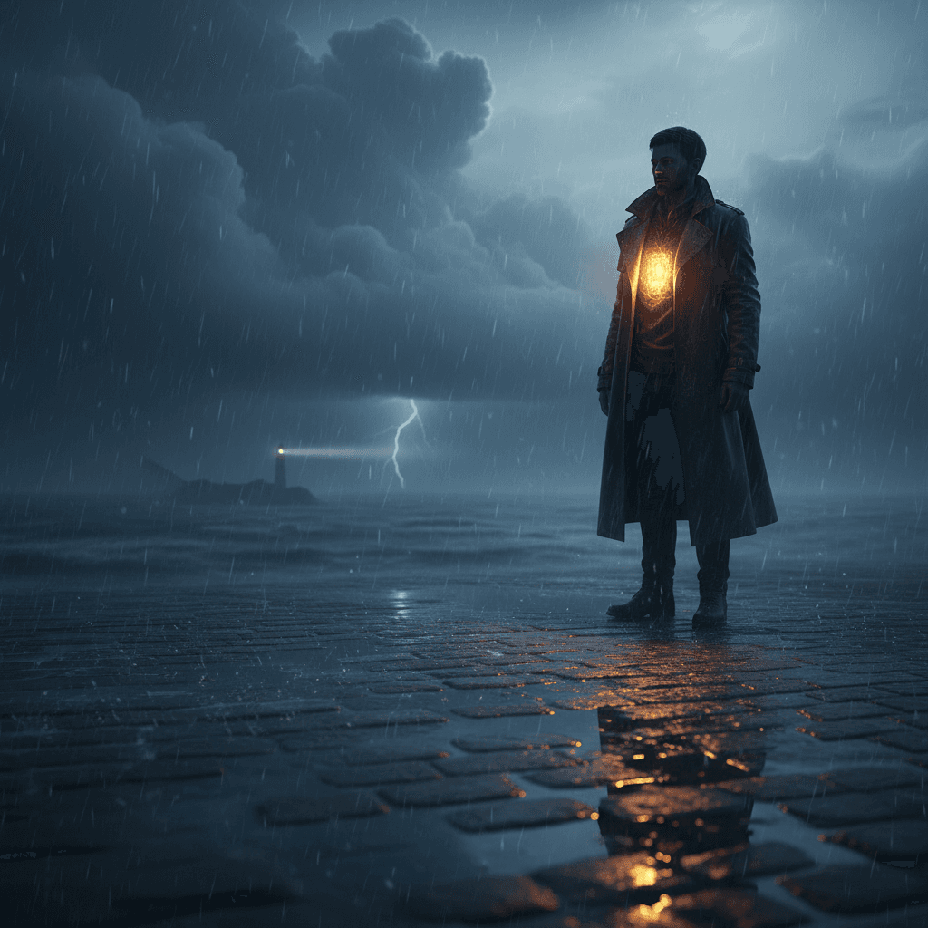 在胸中怀揣一束倔强的光;它会熬过任何风暴。— 村上春树