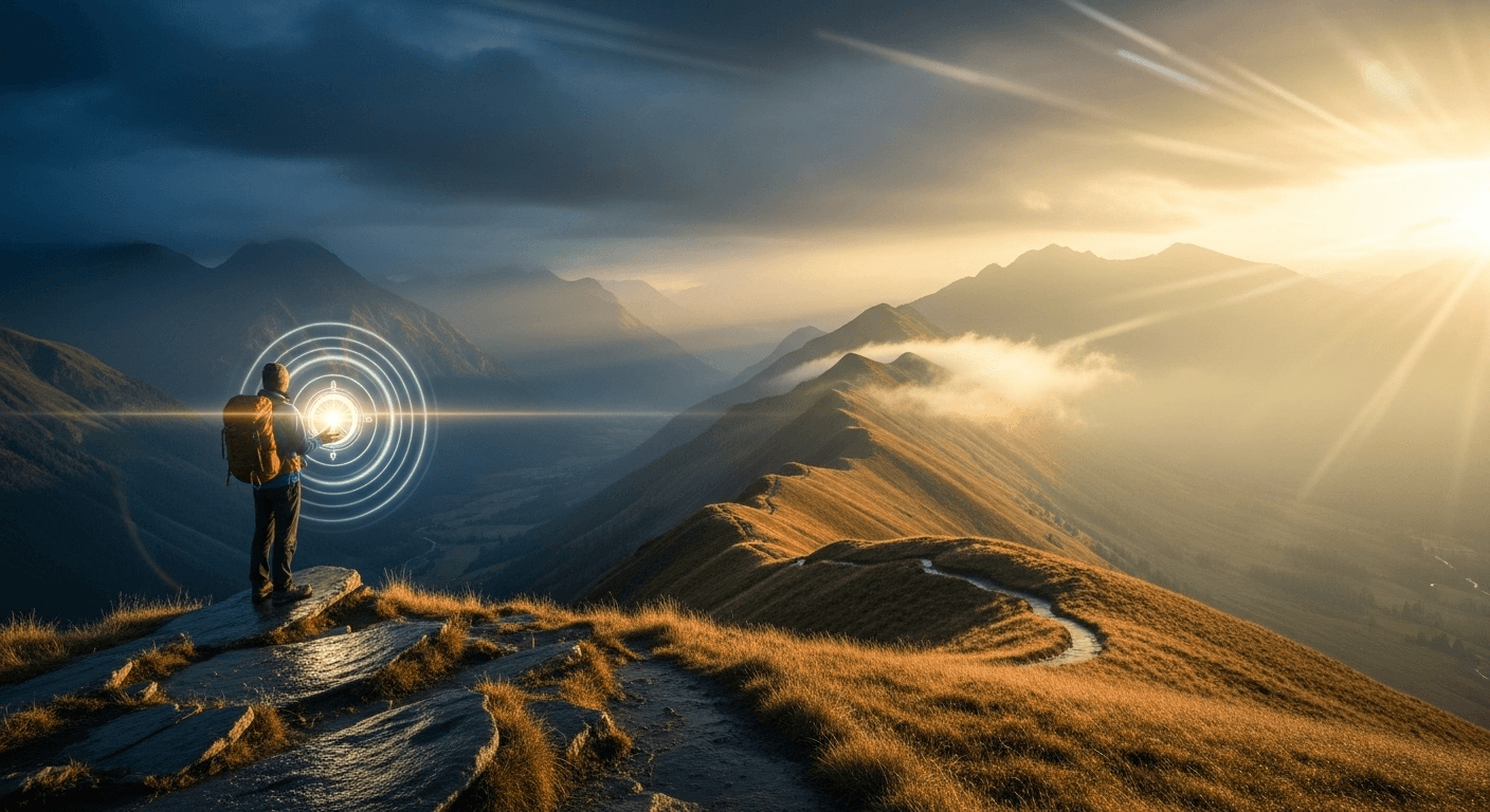 Let your inner compass ring louder than the clamor of doubt. — Marcus Aurelius