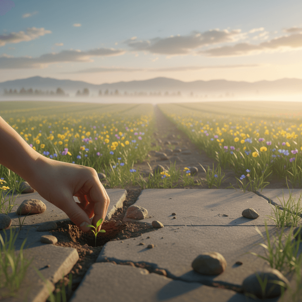 Plant generosity in small places; watch resilience bloom in vast fields. — Helen Keller