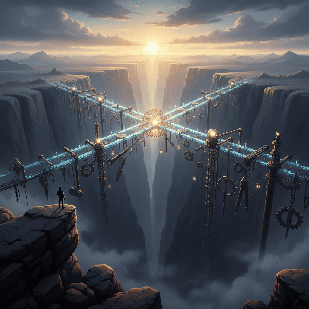 Convierte tus preguntas en puentes y tus dudas en herramientas para construirlos. — James Baldwin