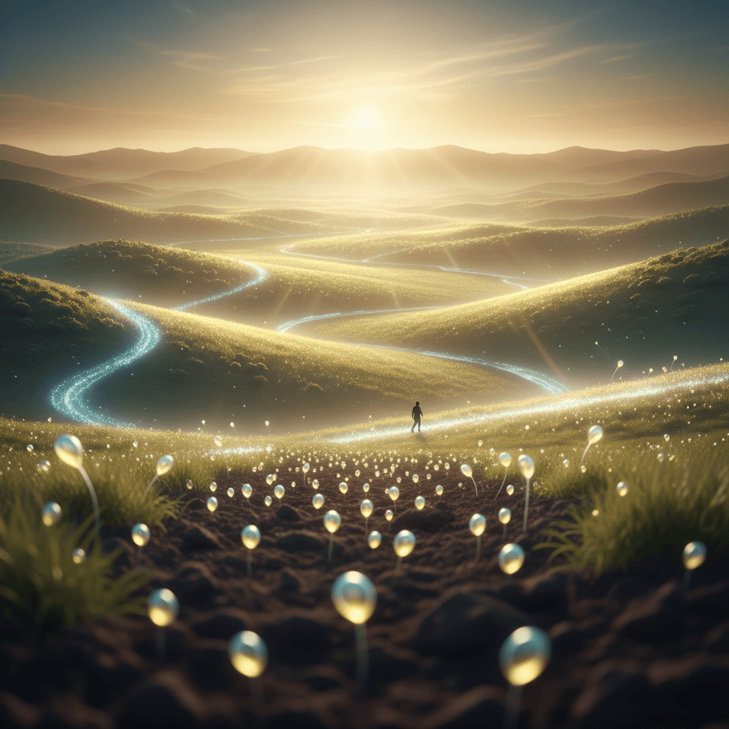 在每一个微小的选择中种下勇气; 让它成长为改变的风景。— 鲁米