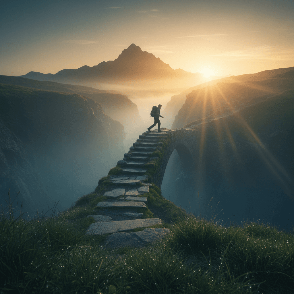 Move toward the life you imagine; small steps build the bridge. — Marcus Aurelius