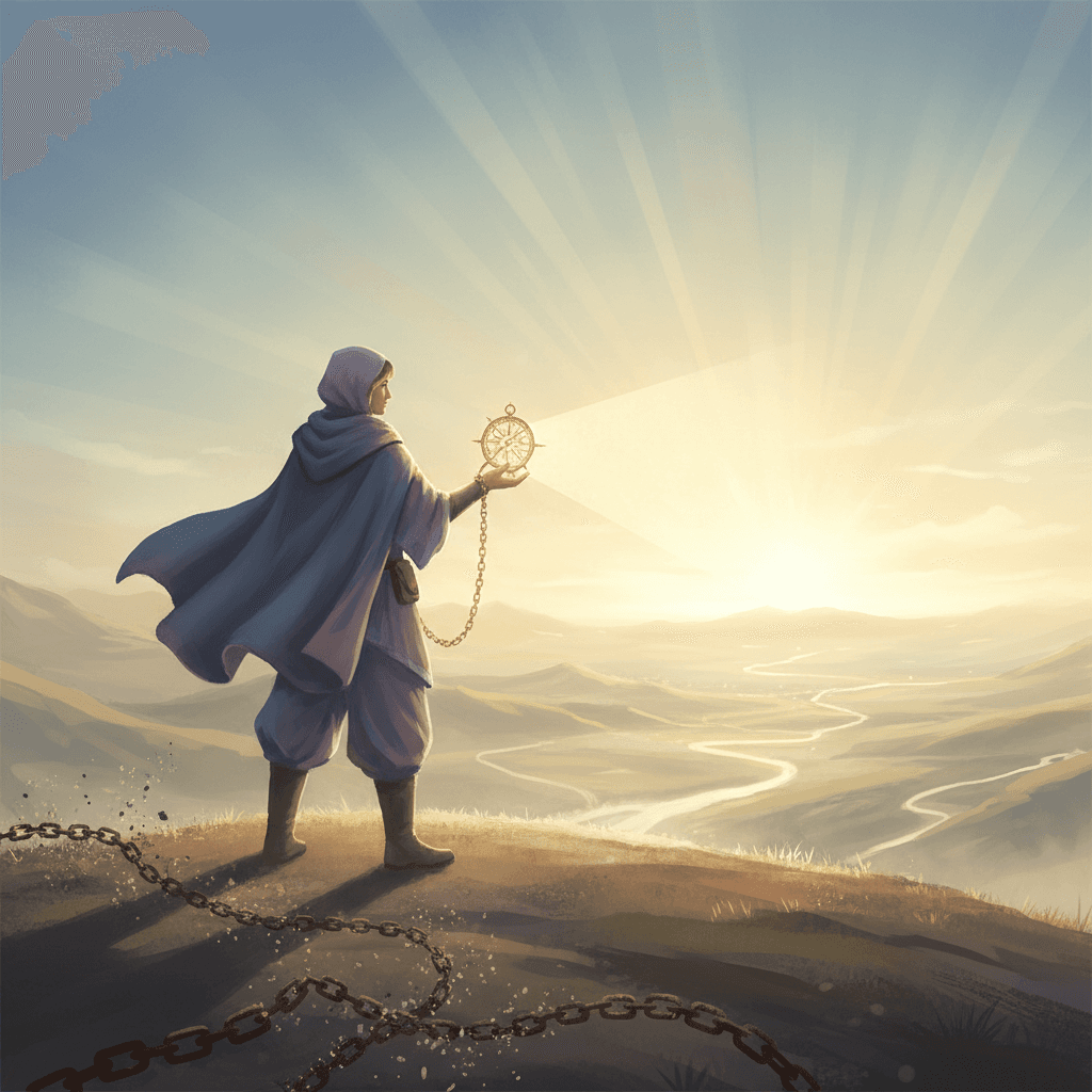 Let longing be a compass, not a chain. — Hafez