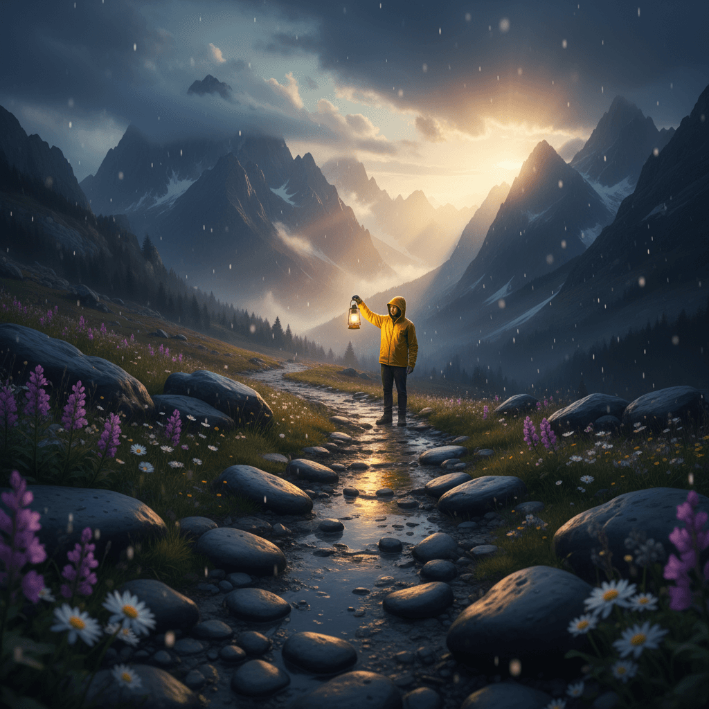 Alegría obstinada como brújula ante la adversidad Lleva una alegría obstinada a cada desafío; es la luz que marca el camino. — Audre Lorde