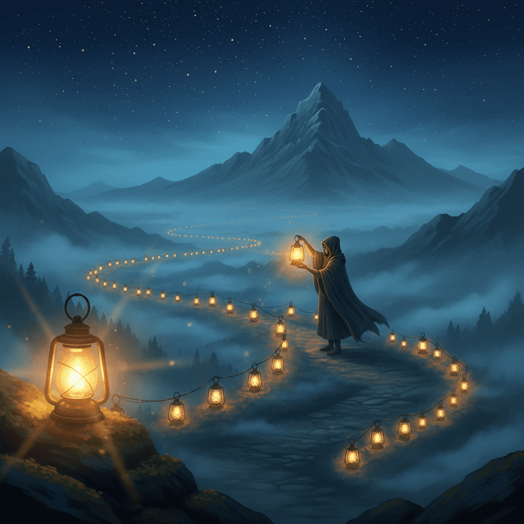 Reúne pequeñas victorias como faroles; juntas destierran la duda — Rainer Maria Rilke