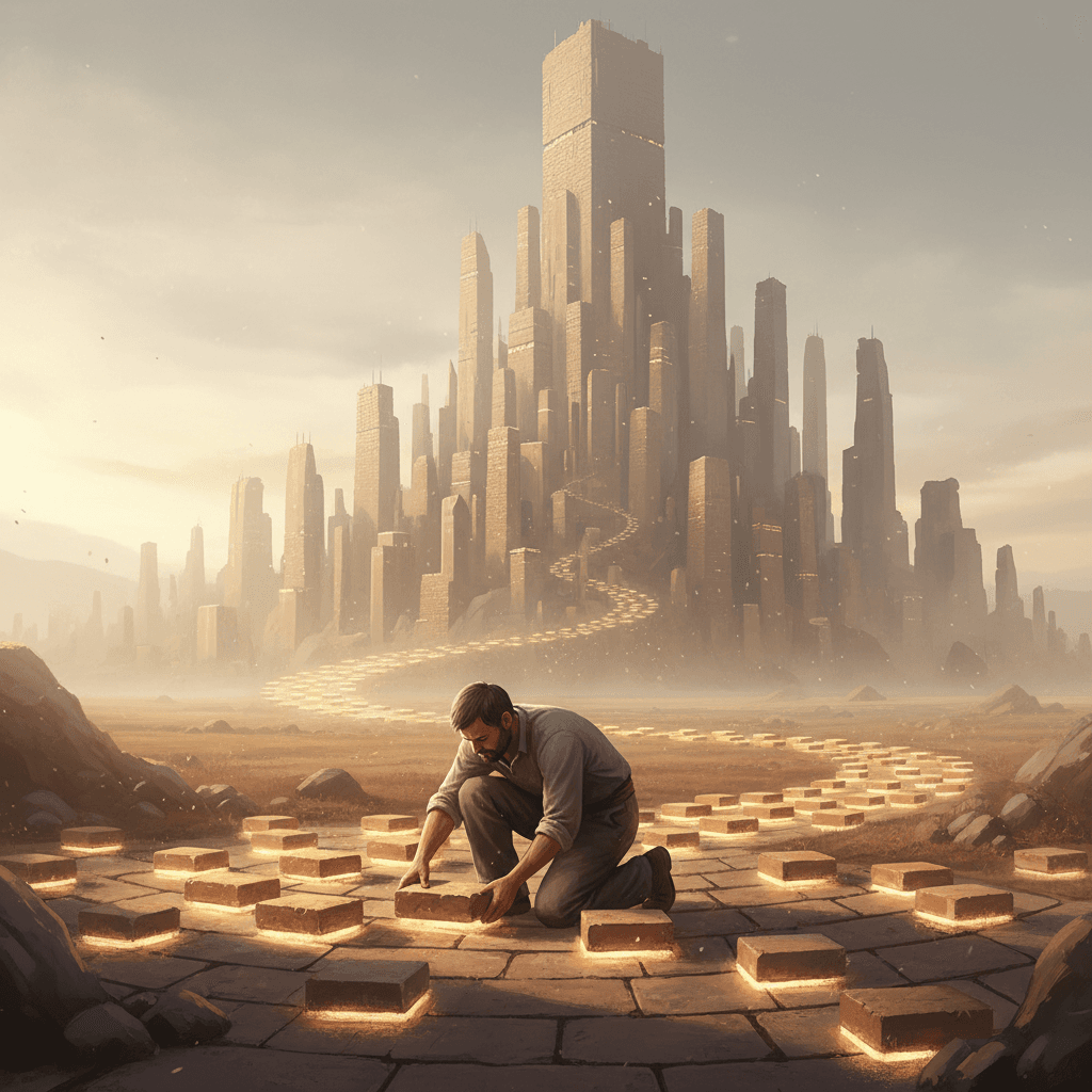 Build with humble bricks and someday they'll recall your name. — Chinua Achebe