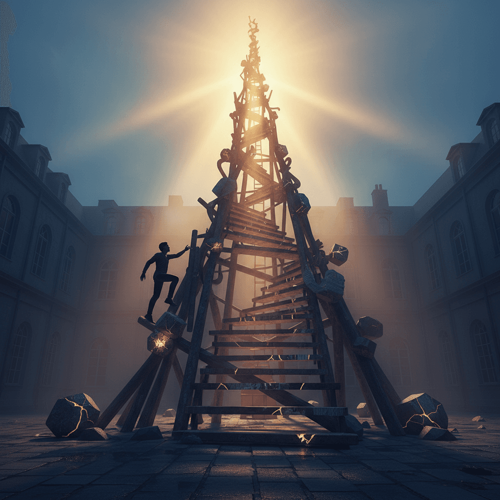 把挫折变成脚手架;攀上你曾经畏惧的结构。——西蒙娜·德·波伏瓦