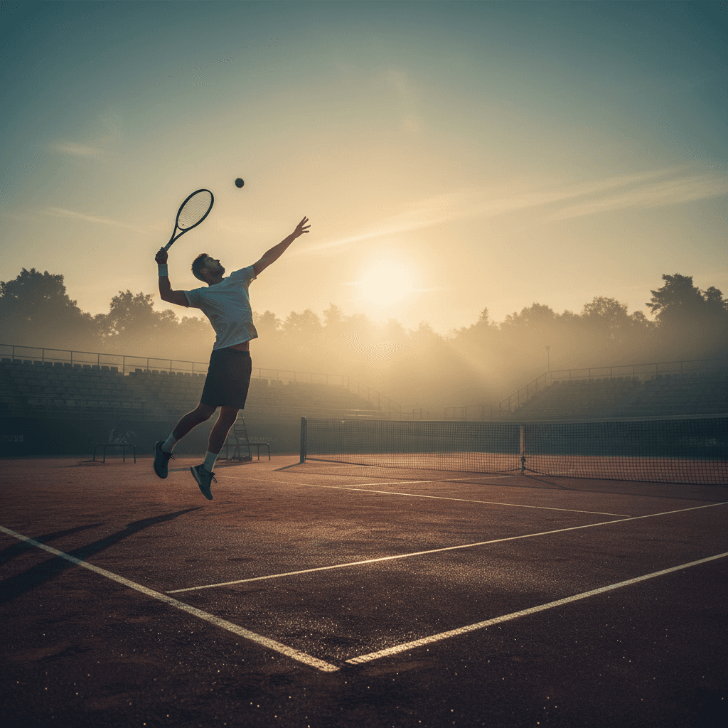 Rise with the sun, practice with courage, sleep satisfied — Serena Williams
